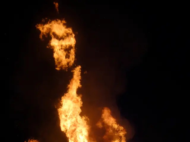 Artificial intelligence-created wildfire imagery is flagged as potentially misleading by the...