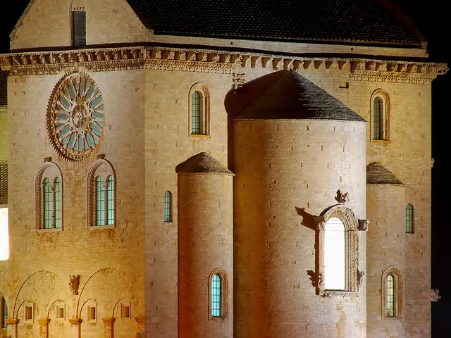 In the picture we can see building which has windows.